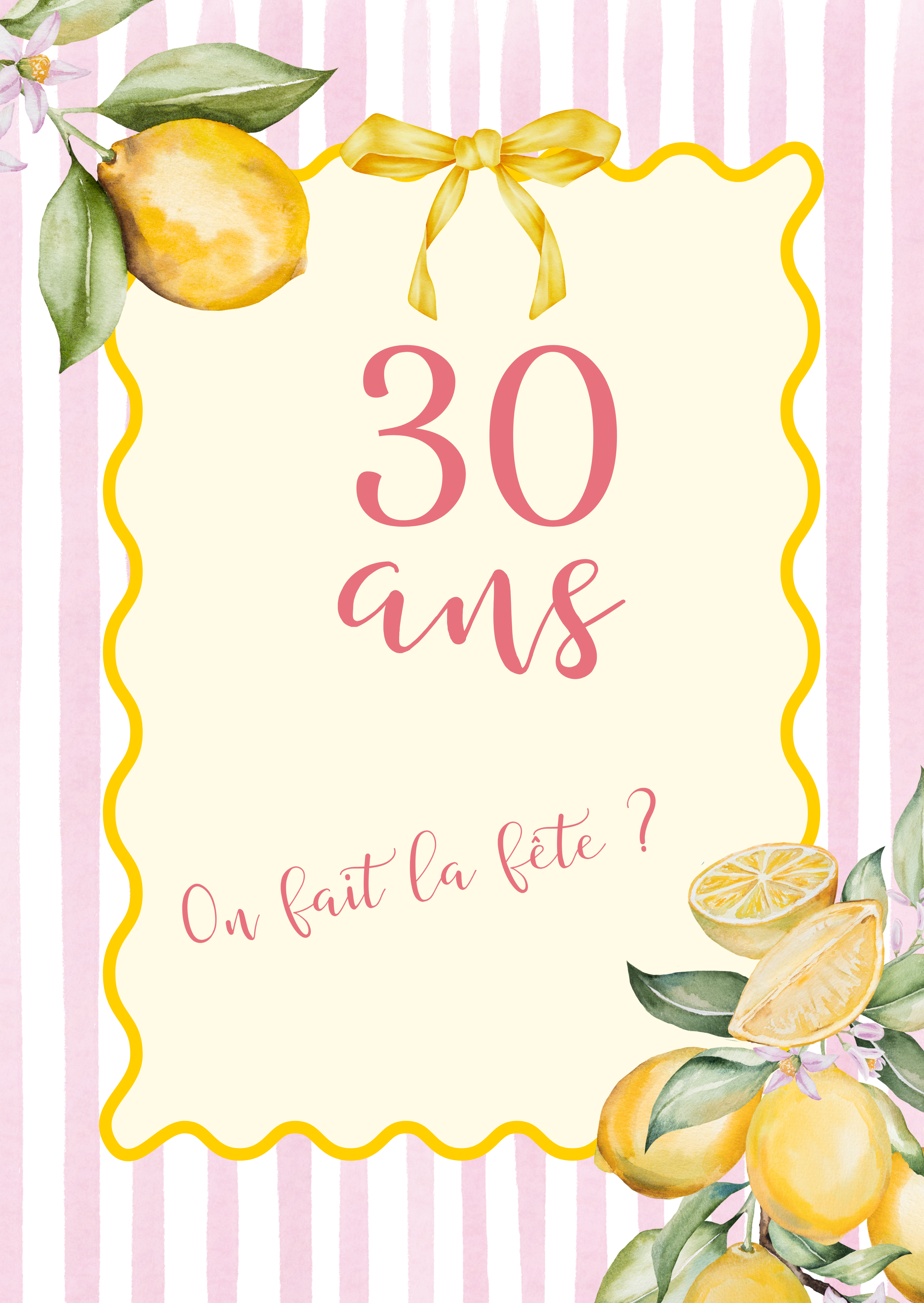 Invitation anniversaire